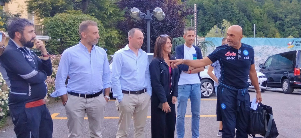 Il Napoli è arrivato in Trentino per preparare la prossima stagione